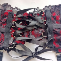 Дантелен жартиер Noir