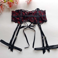 Дантелен жартиер Noir