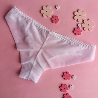 Луксозна дамска бразилиана Alegra от дантела и еластичен тюл