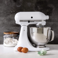 Matte White 5-Quart Tilt-Head Stand Mixer