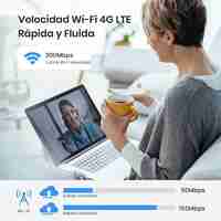 Рутер Tenda 4G03 Pro, 4G LTE, Nano Sim, 2.4 GHz