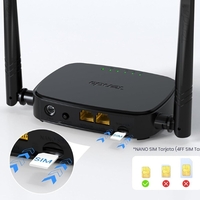 Рутер Tenda 4G03 Pro, 4G LTE, Nano Sim, 2.4 GHz
