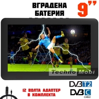 ПОРТАТИВЕН ТЕЛЕВИЗОР NORTHERN CROSS NC-T9, 9 ИНЧА, ВГРАДЕНА БАТЕРИЯ