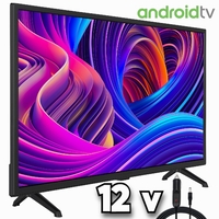 Смарт телевизор на 12 волта, Android 24SMART12V, 24 инча, Wi-Fi, Google Cast, Google Play
