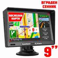 GPS Навигация Northern Cross NC-911SS, 9 инча, 256 MB RAM, Вграден сенник
