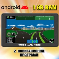 GPS Навигация West Road WR-A7768, 7 инча, Android, Wi-Fi, 1024 MB RAM