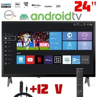 Смарт телевизор с Android Northern Cross Tel Sys NC-SMART24 LX2, 24 инча, 12 волта, Wi-Fi