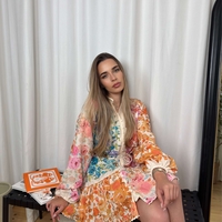 Флорална рокля с коланче