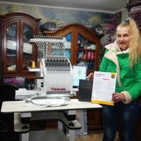 НОВ МОДЕЛ Бродировъчна машина Едноглава 400 х 280 мм.