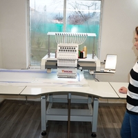 New MoDel 1250 Х 550 Бродировъчна машина QМТТ 1501