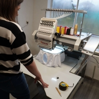 New MoDel 1250 Х 550 Бродировъчна машина QМТТ 1501