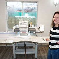 New MoDel 1250 Х 550 Бродировъчна машина QМТТ 1501