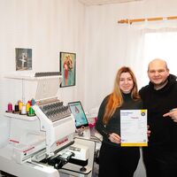 НОВ МОДЕЛ Бродировъчна машина Едноглава 400 х 280 мм.