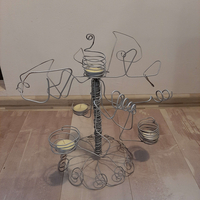 Jewelry stand and candle holder