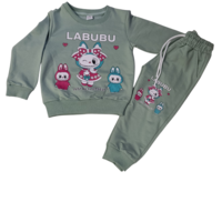 Зелен комплект Labubu