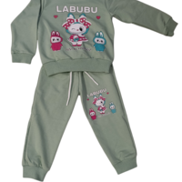 Зелен комплект Labubu