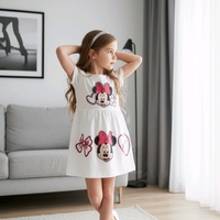 Бяла рокля с Мини Маус