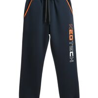 Долнище черно с оранжев надпис