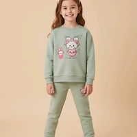 Зелен комплект Labubu