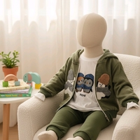 Зимно- есенен сет от 3 части зелен