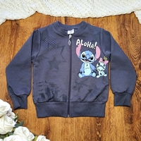 Комплект с тениска Стич в сиво