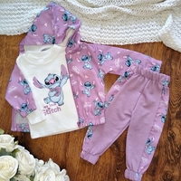 Комплект от три части лилав