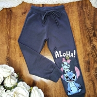 Комплект с тениска Стич в сиво