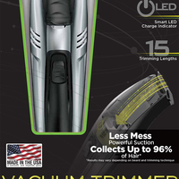 Акумулаторен тример за брада с вакуум Wahl Vacuum Trimmer 9870-016