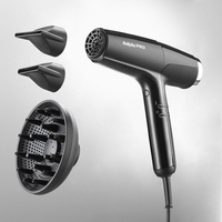 Професионален сешоар BaBylissPRO FALCO Black & Silver