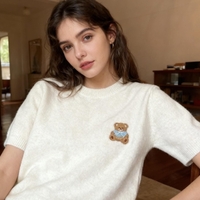 Блуза с къс ръкав