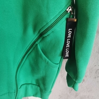 Суитшърт Hoodie Green zipper