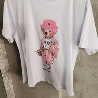 Тениска дамска PRL bear white