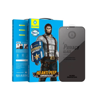 BLUEO Full Cover Anti-Peep Glass iPhone 15/16