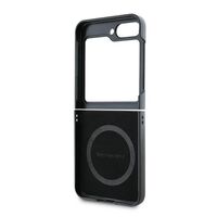 Mercedes MEHMZF623RBGVK Samsung Galaxy Z Flip6 F741 black Leather Wood Imitation MagSafe