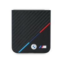 BMW BMHCZF623PUDTK Samsung Galaxy Z Flip6 F741 black hardcase Carbon Tricolor