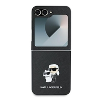 Karl Lagerfeld KLHCZF6SAPKCNPK Samsung Galaxy Z Flip6 black Saffiano Metal Pin