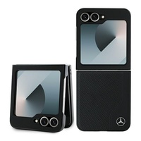 Mercedes MEHMZF623RBGVK Samsung Galaxy Z Flip6 F741 black Leather Wood Imitation MagSafe