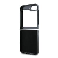 Guess GUHCZF64GMGGR Samsung Galaxy Z Flip6 F741 black Leather 4G Metal Logo