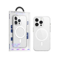 BLUEO Crystal Pro Drop Resistance Phone Case With Magnetic iPhone 15 Pro Max, прозрачен