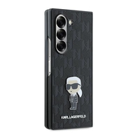 Karl Lagerfeld KLHCZFD6SAPKINPKK Samsung Galaxy Z Fold6 black Saffiano Ikonik Pin