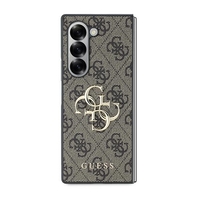 Guess GUHCZFD64GMGBR Samsung Galaxy Z Fold6 F956 brown Leather 4G Metal Logo
