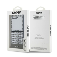 DKNY DKHCZF6PSOSPW Samsung Galaxy Z Flip6 F741 brown Repeat Pattern Bottom Stripe