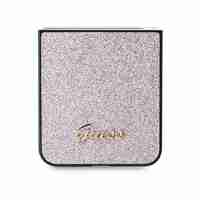 Guess GUHCZF6HGGSHP Samsung Galaxy Z Flip6 F741 pink 4G Glitter Script
