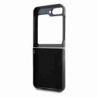 DKNY DKHCZF6PSHRPSK Samsung Galaxy Z Flip6 F741 black Repeat Pattern Stack Logo