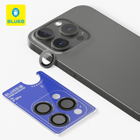 BLUEO SAPPHIRE CRYSTAL ORIGINAL LENS GLASS iPhone 15 Pro/15 Pro Max/16 Pro/16 Pro Max, Black Titanium