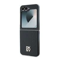 DKNY DKHCZF6PSHRPSK Samsung Galaxy Z Flip6 F741 black Repeat Pattern Stack Logo