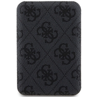 Guess Powerbank MagSafe 15W 5000mAh black 4G Leather Metal Logo MagSafe
