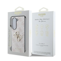 Guess GUHCZFD64GMGPI Samsung Galaxy Z Fold6 F956 pink Leather 4G Metal Logo