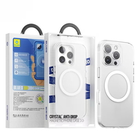 BLUEO Crystal Plus Anti-Drop Phone Case with Magnetic iPhone 16 Pro Max
