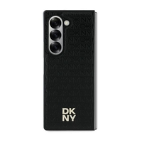 DKNY DKHMZFD6PSHRPSK Samsung Galaxy Z Fold6 F956 black Repeat Pattern Stack Logo